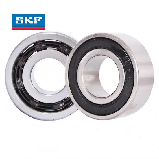 Double Row Angular Contact Ball Bearing 3207-A TN9 SKF for Heavy Equipment with Steel Cage - 2