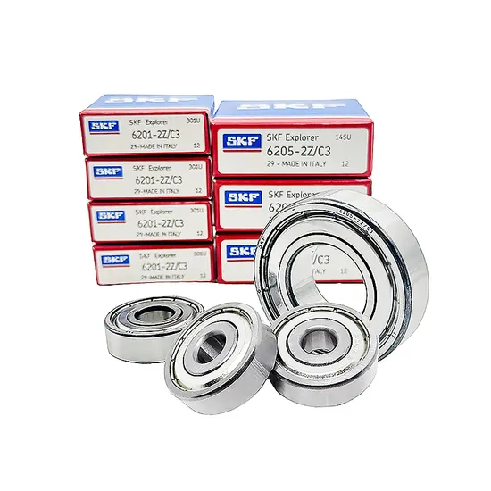 6201 Deep Groove Ball Bearing 12x32x10mm Low Friction for CNC Machine Tools P4 Precision