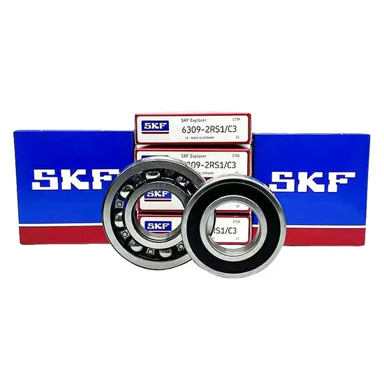 High Precision SKF 6206-2RS1/2Z Radial Ball Bearings 30×62×16mm for CNC Machine Tools - 2