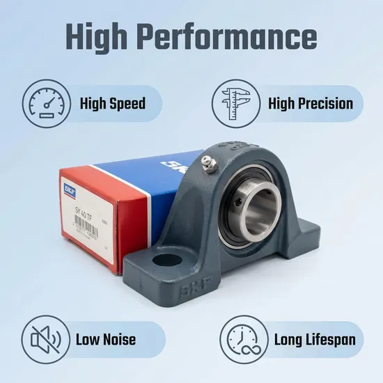 UCPX11 Pillow Block Bearing with Spherical Raceway for High-Speed Industrial Applications - 5