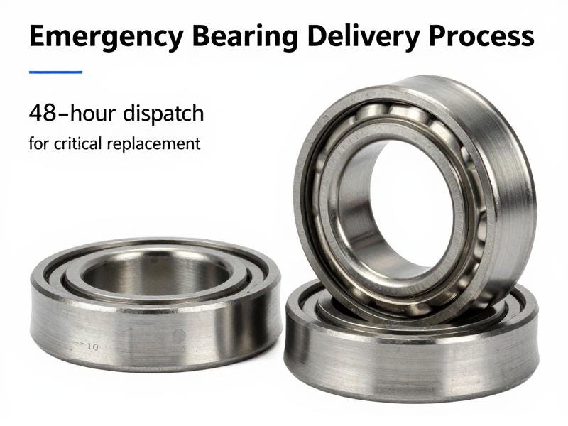 48-hour dispatch for critical replacement bearings Emergency bearing delivery process