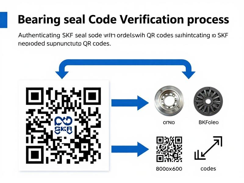Authenticating SKF seals with QR codes Bearing seal QR code verification process