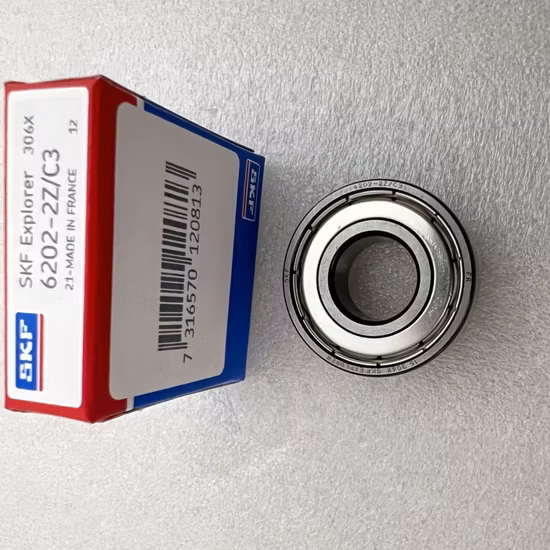 6202-2Z/C3 Deep Groove Ball Bearing Stainless Steel 2Z Shields C3 Clearance