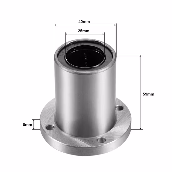 LMF35LUU LMF40LUU LMF50LUU High Speed Circular Flange Linear Bearing - 6